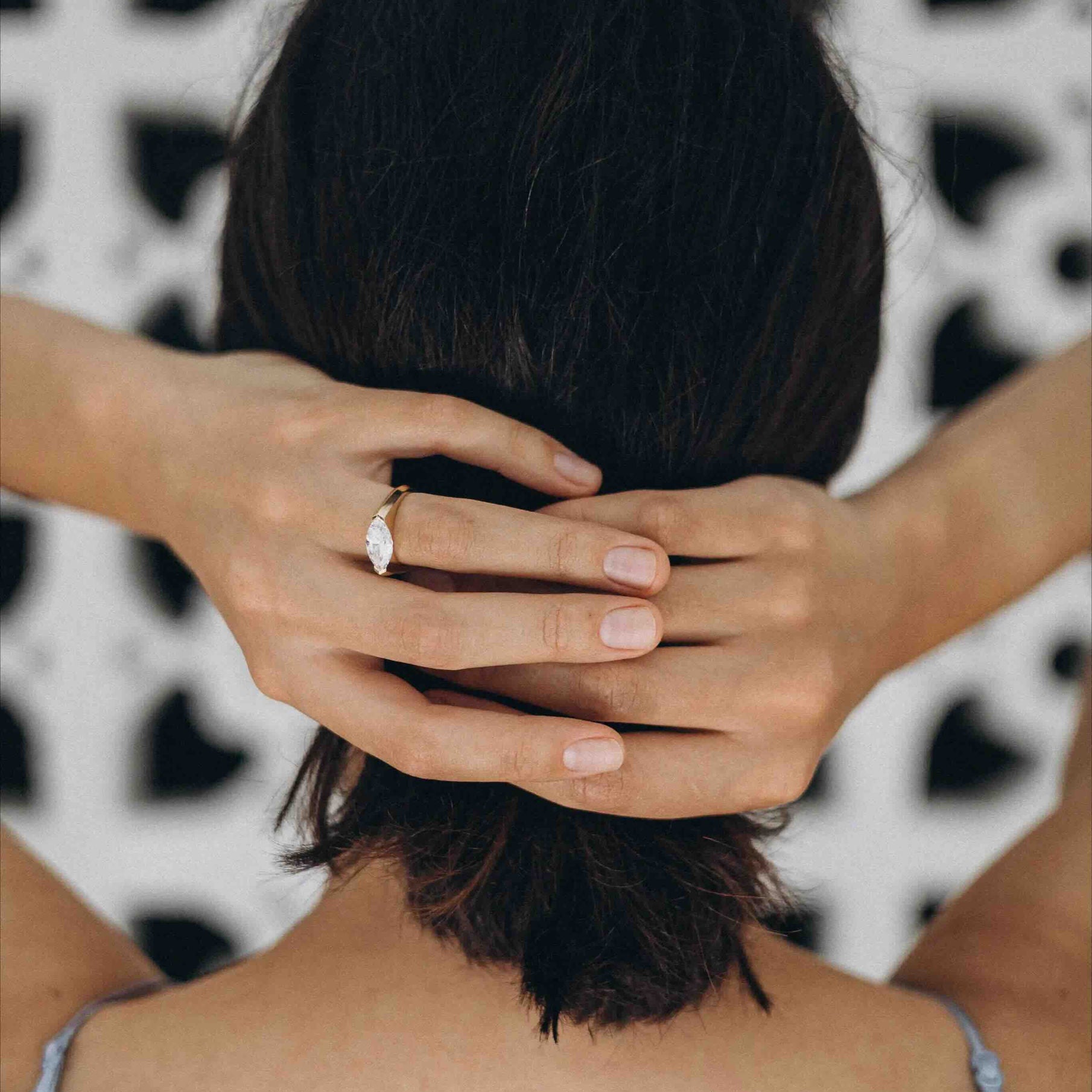 Lira ring | Marquise