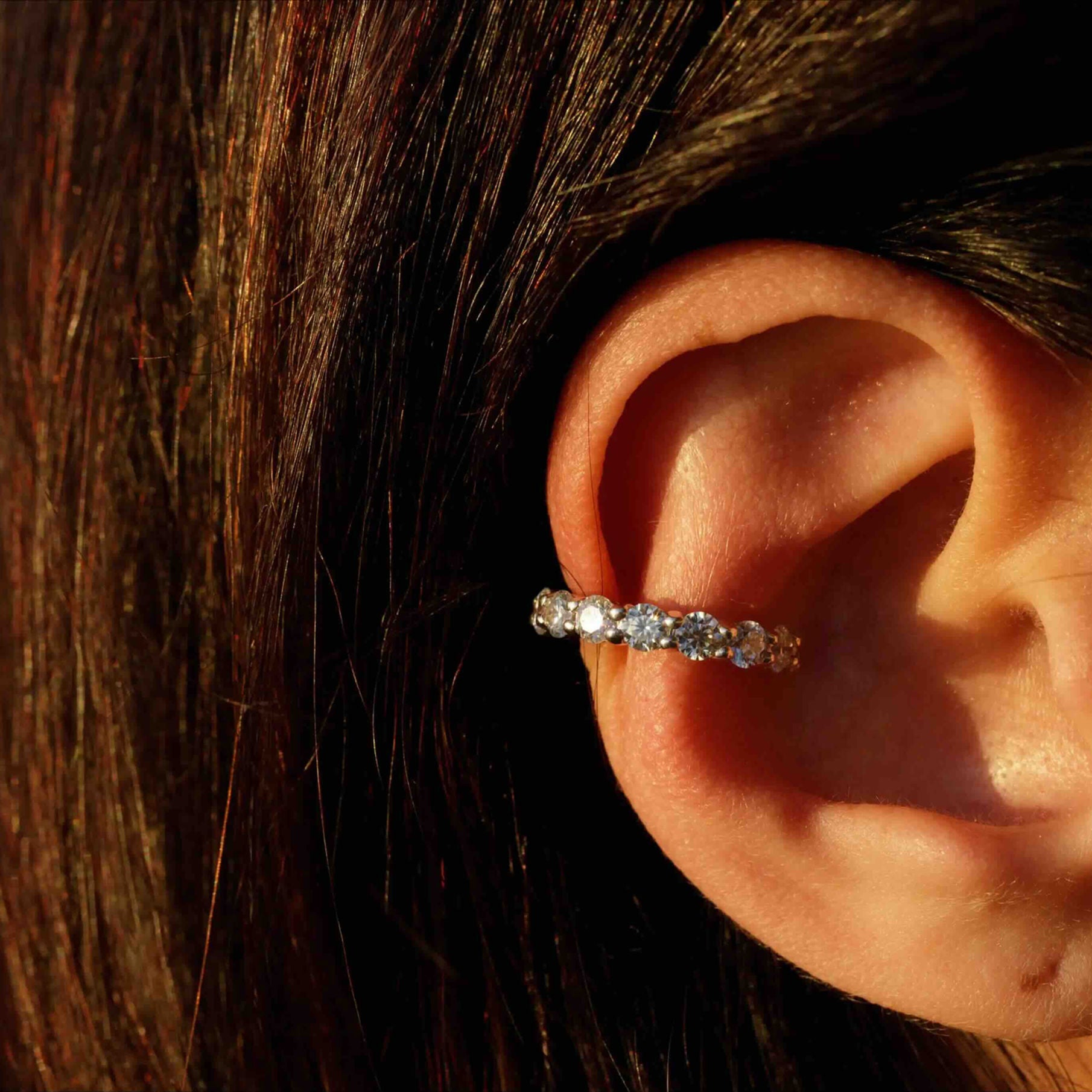 Leya cuff /ring | Round Brilliant