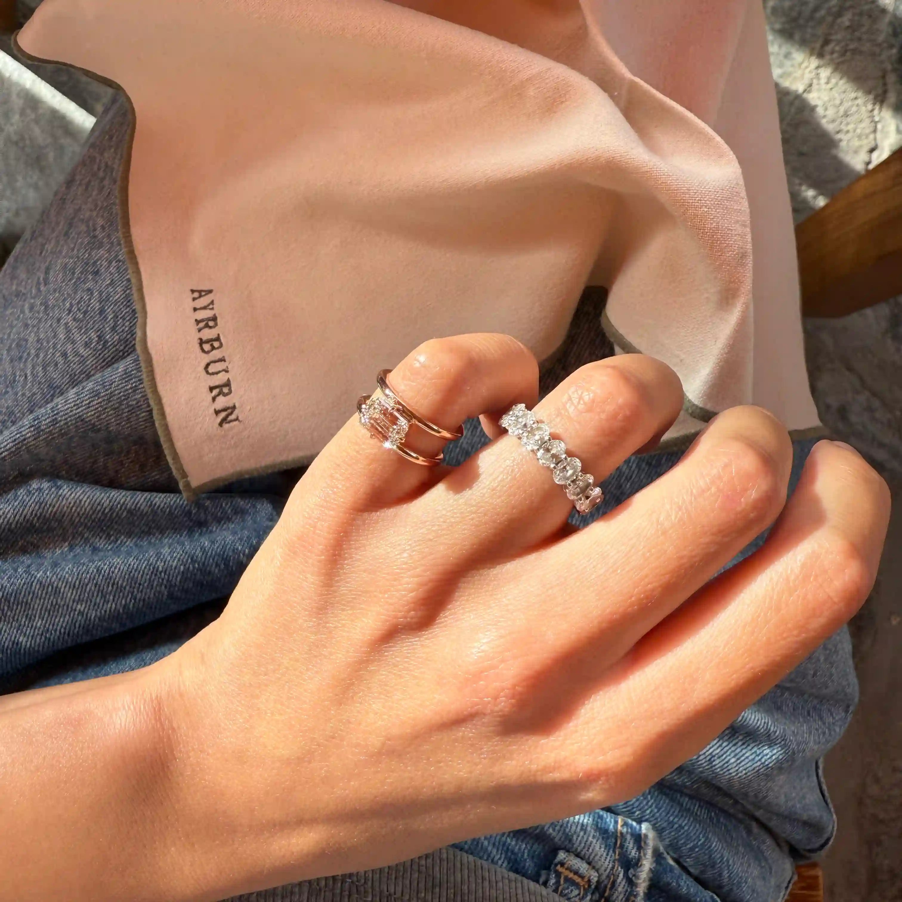Lada Diamond Engagement Ring | Emerald