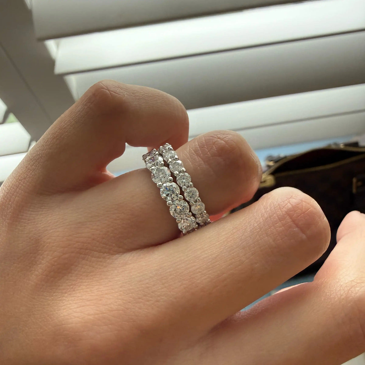 Leya Diamond Eternity Ring | Round Brilliant | 5mm