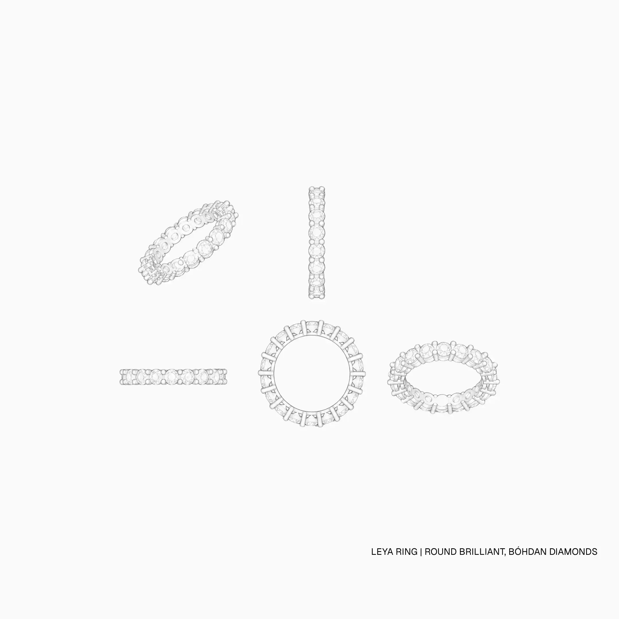 Leya ring | Round Brilliant