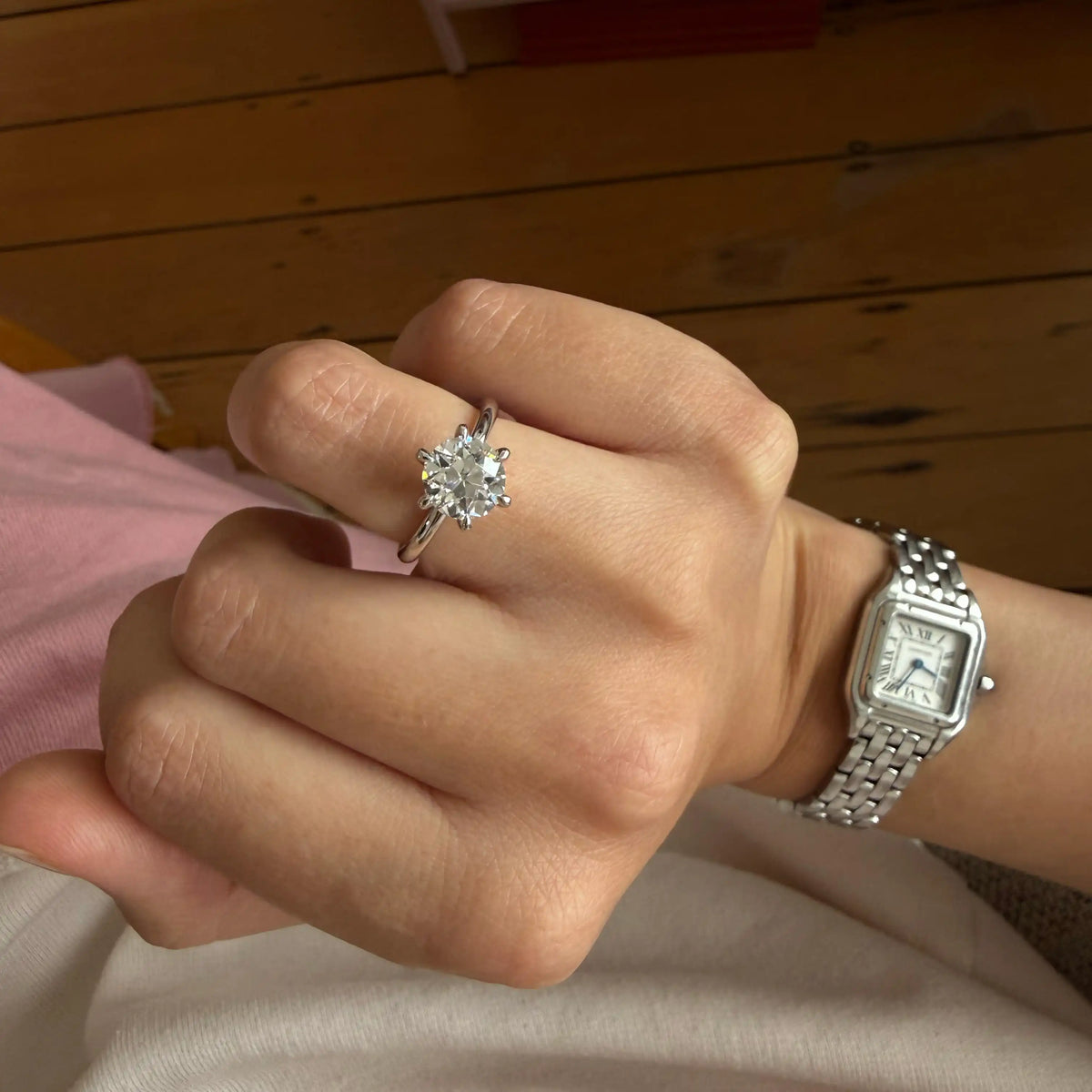 Mira Diamond Engagement Ring | Old European