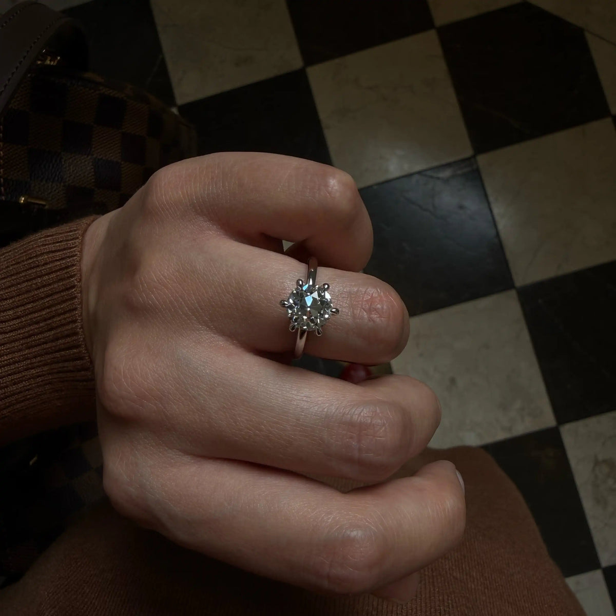 Mira Diamond Engagement Ring | Old European