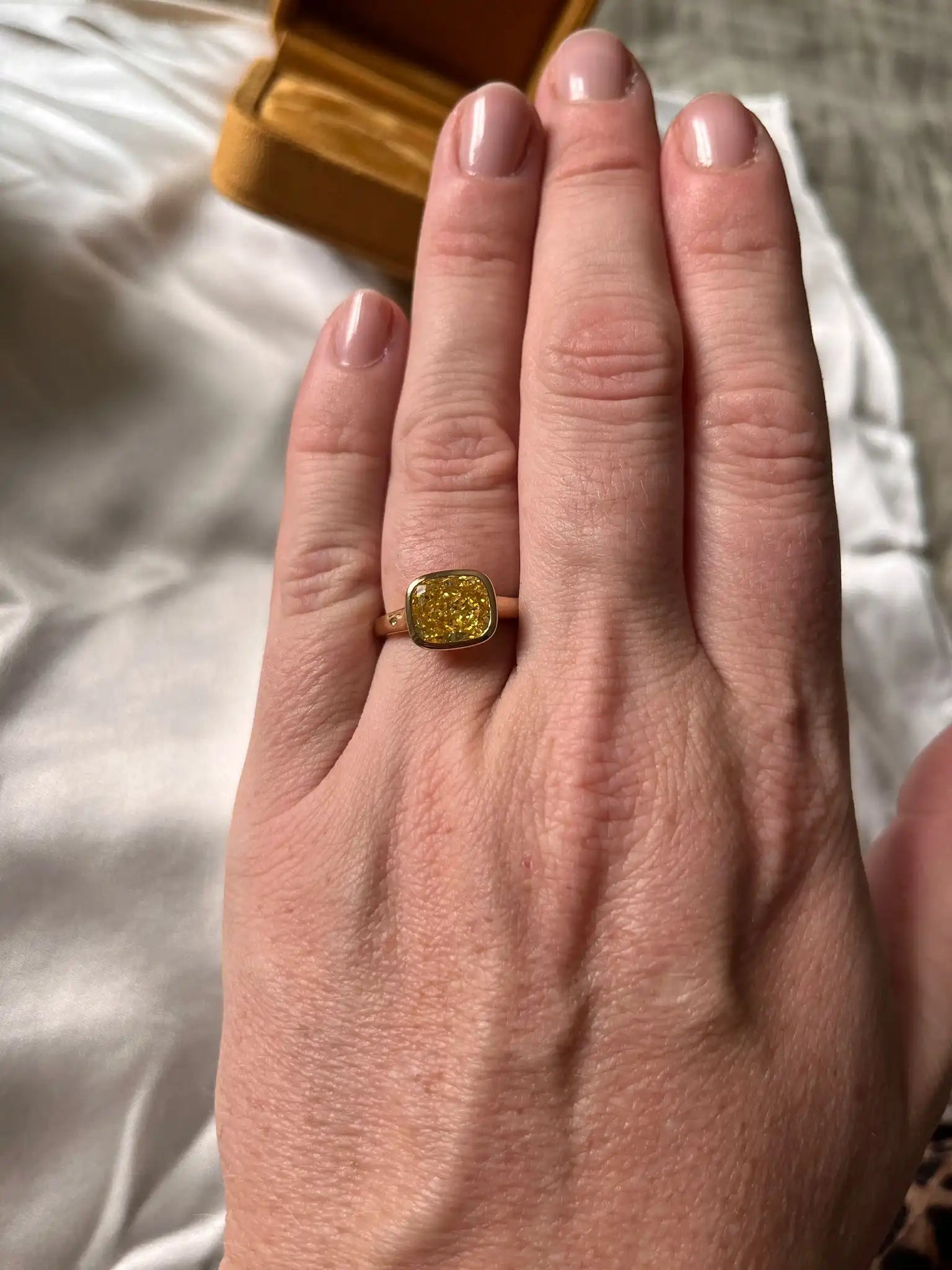 Customer wearing BÓHDAN jewellery