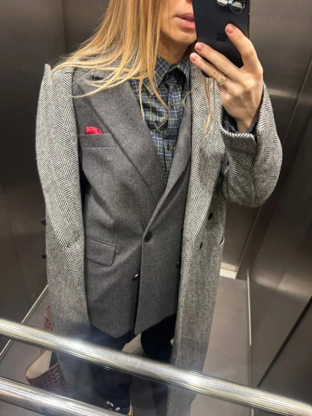 Customer wearing BÓHDAN jewellery