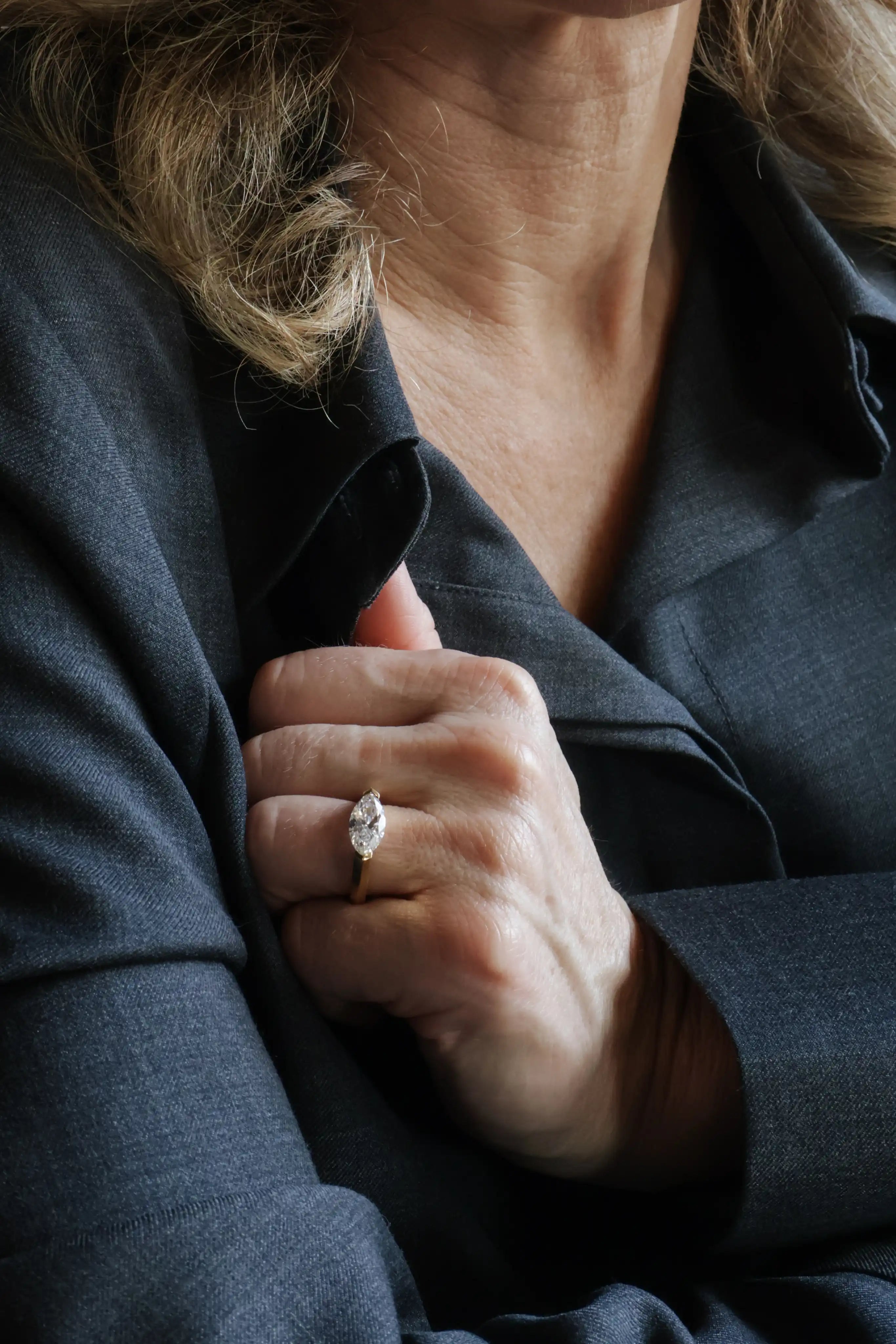 Customer wearing BÓHDAN jewellery