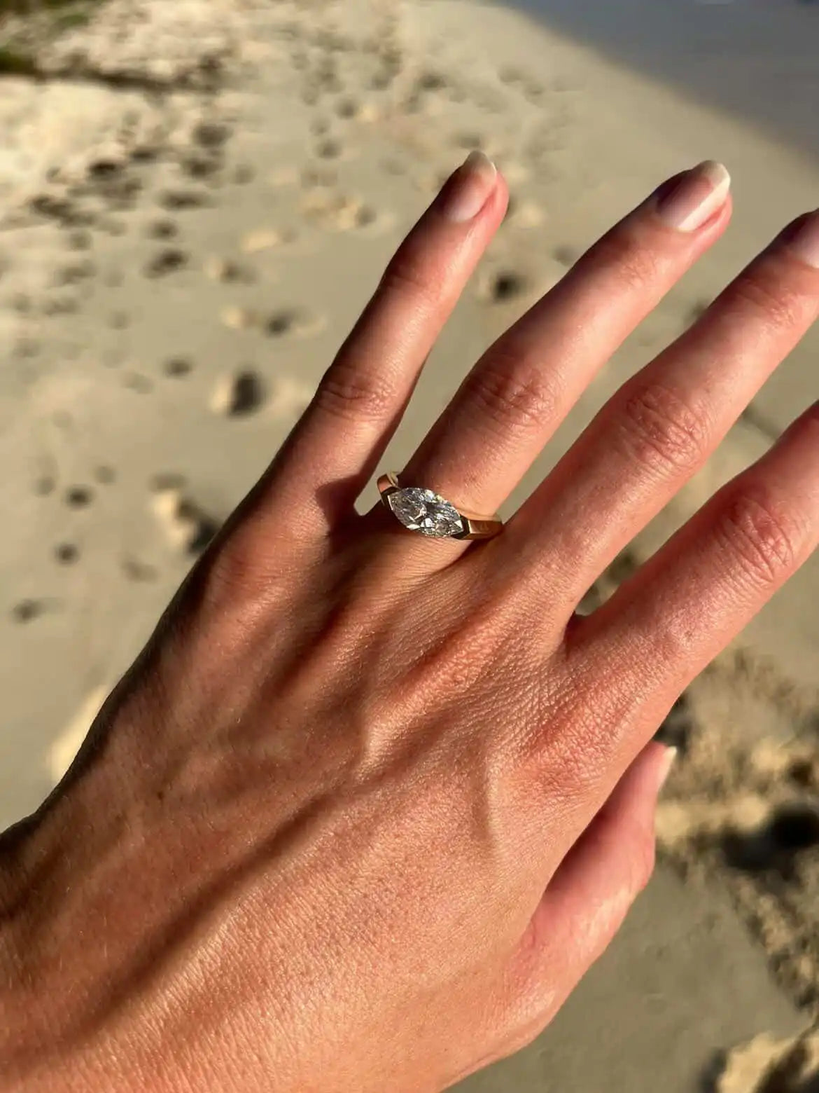 Customer wearing BÓHDAN jewellery