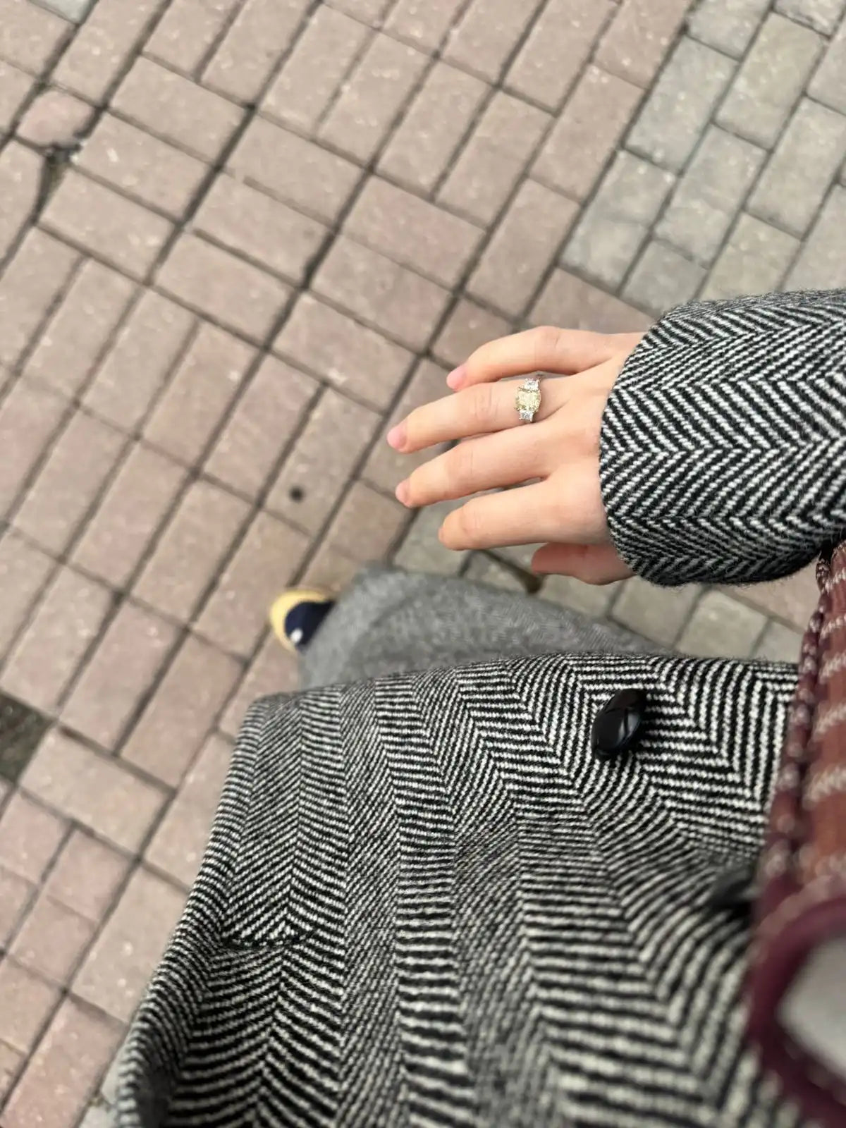 Customer wearing BÓHDAN jewellery