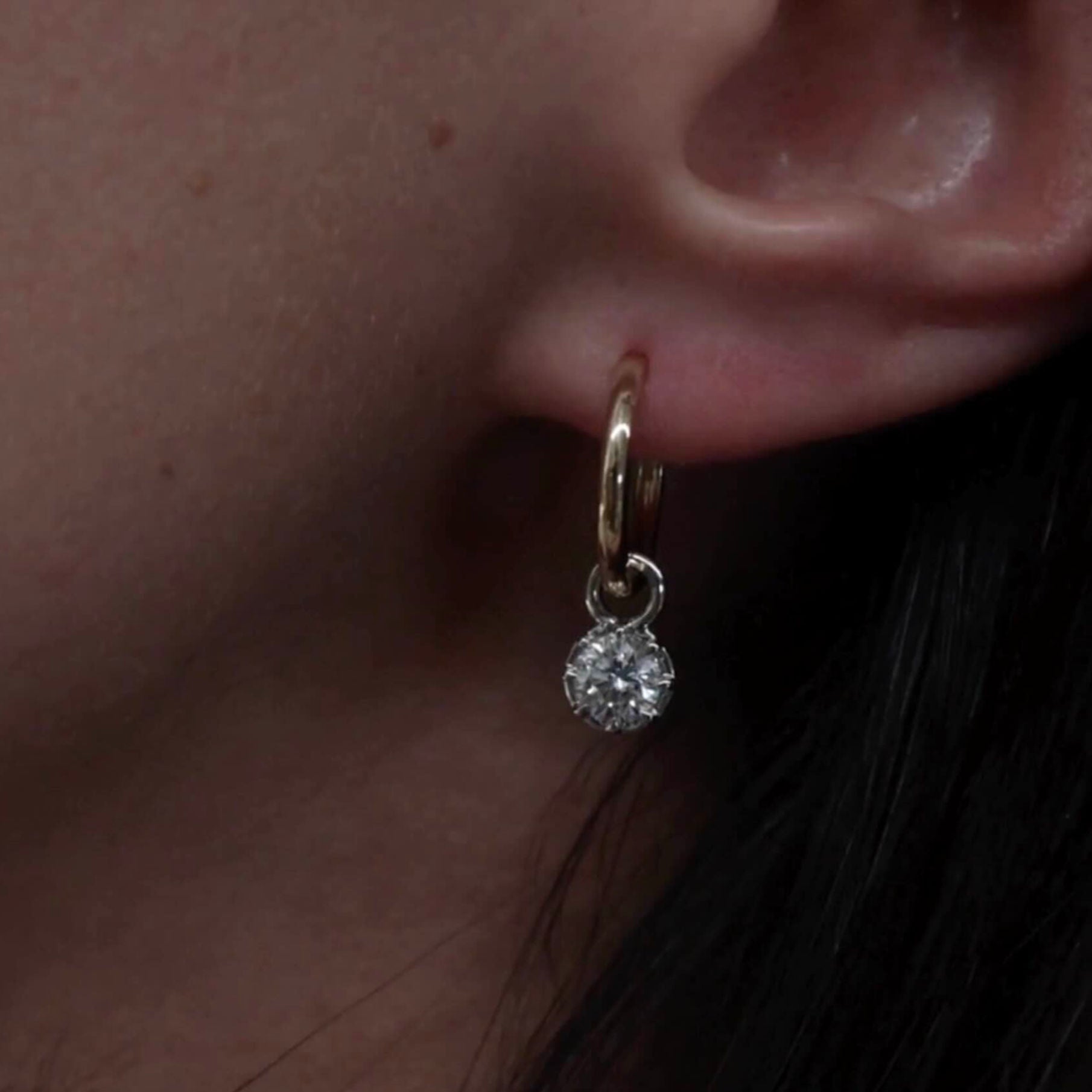 Sol' studs | Round Brilliant
