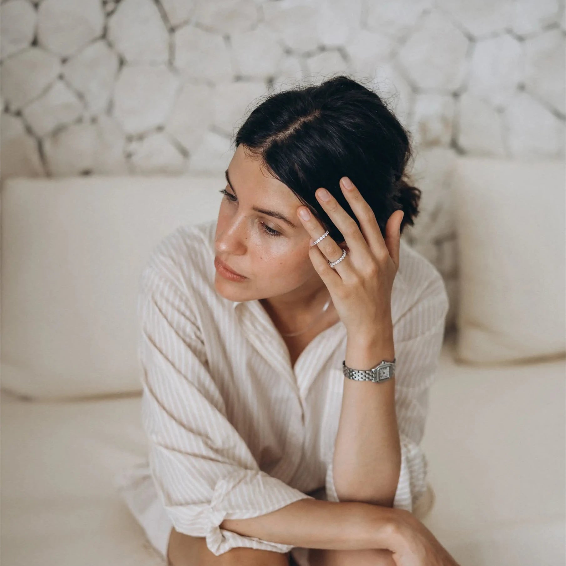 Lelya ring | Round Brilliant Set