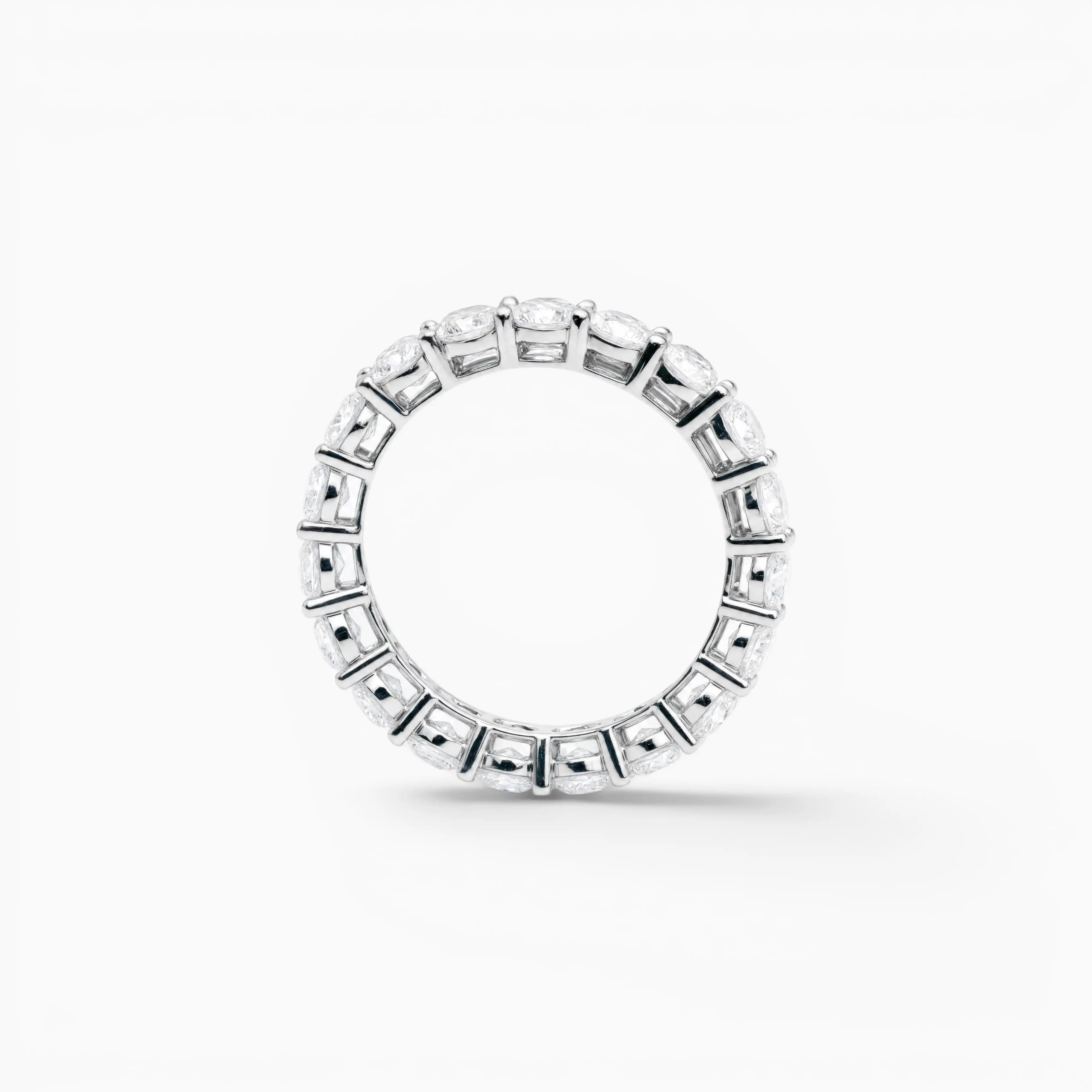 Leya Diamond Eternity Ring | Round Brilliant