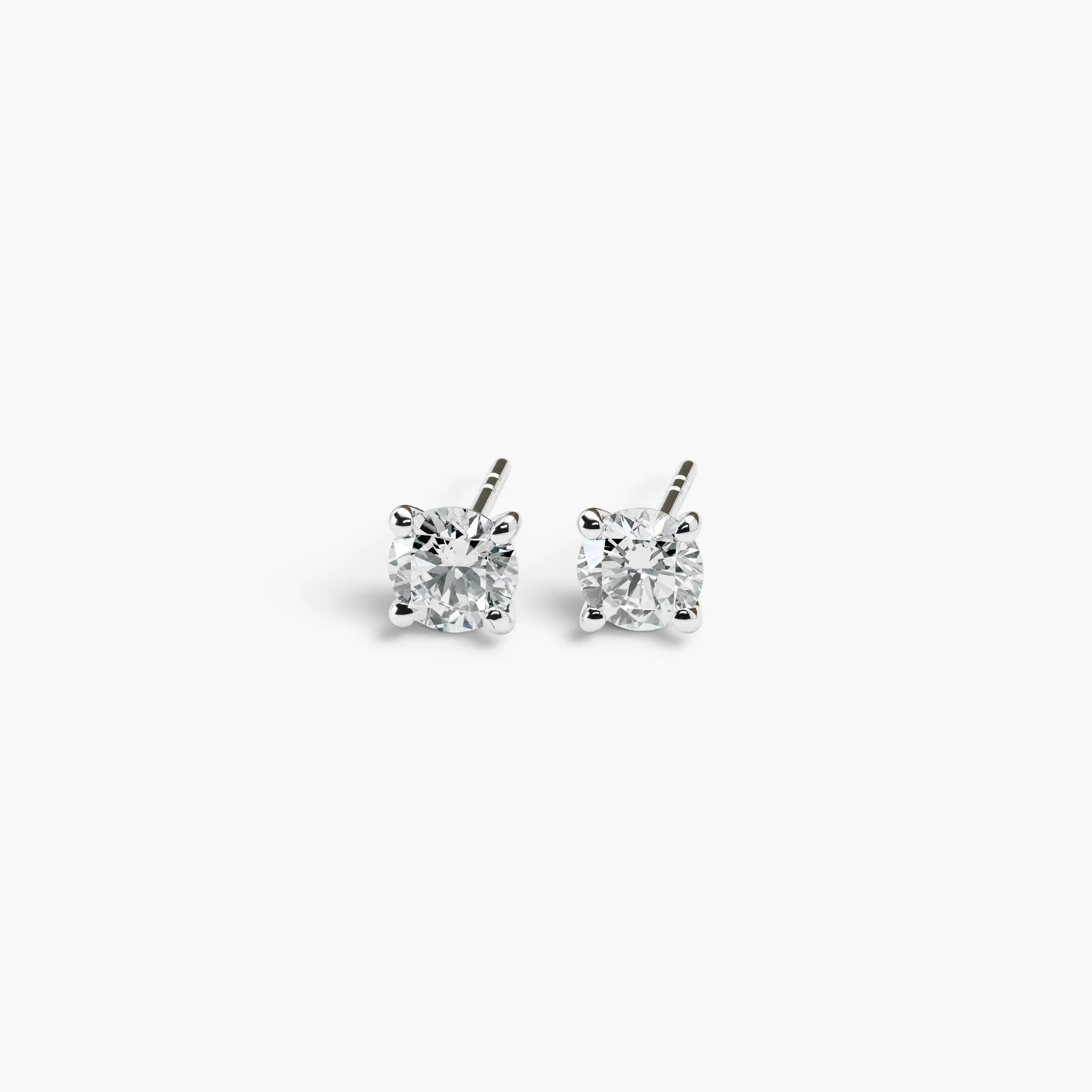 Néva studs | Round Brilliant