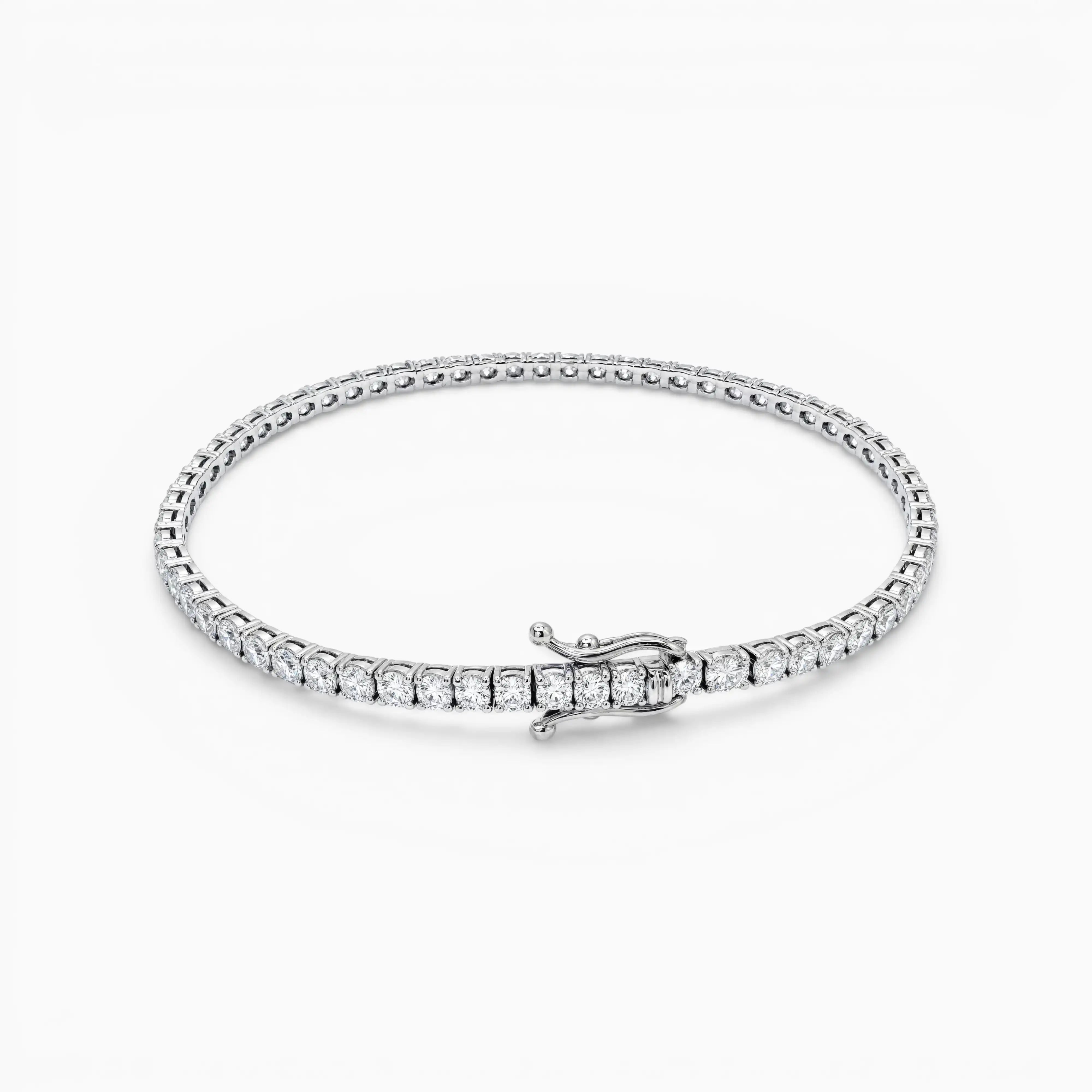 Runa Tennis Bracelet | Round Brilliant