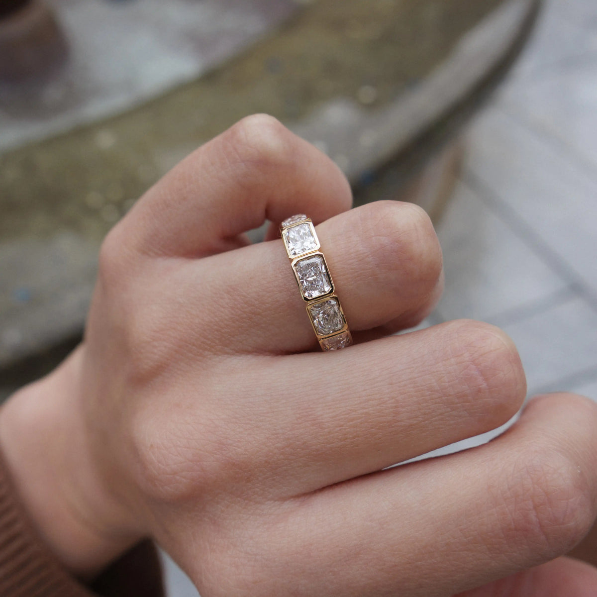 Veya Diamond Engagement Ring | Radiant